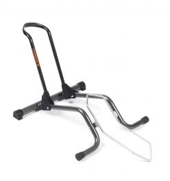 Cavalletto Centrale Per Bicicletta In Lega A Doppia Gamba, Nero - Foto 5