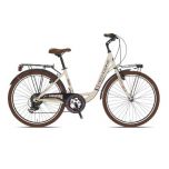 CITY BIKE TECNOBIKE ADELE 26" A 6 VELOCITA' PANNA