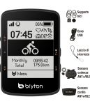 CICLOCOMPUTER GPS BRYTON RIDER 460 D CON FASCIA CARDIO E SENSORE DI CADENZA