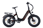 BICI PIEGHEVOLE E-BIKE CITY URBAN GIAMA FOX 20" BLACK CARBON
