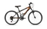 BICI BAMBINO TECNOBIKE MTB RIDE 24" ARANCIONE NERO