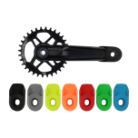 PROTEZIONE PEDIVELLA GUARNITURA SHIMANO/SRAM COLORE NERO