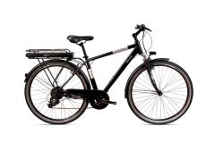 E-CITY BIKE TECNOBIKE BELLE EPOQUE 28" UOMO PEDALATA ASSISTITA NERO