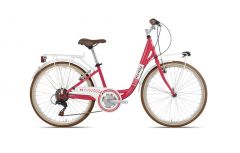 BICI BAMBINA TECNOBIKE CITY HOLLY 24" ROSSO