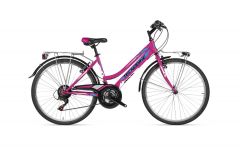 CITY BIKE TECNOBIKE OASI 26"-FUXIA