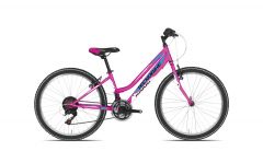 BICI MTB BAMBINA TECNOBIKE CORAL 24" FUXIA