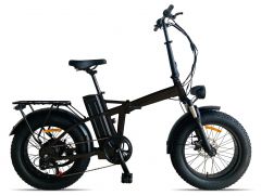 E-BIKE CITY URBAN TECNOBIKE GEKKO FAT NERO