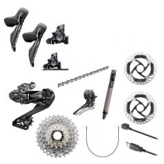 SHIMANO GRUPPO DURA ACE R9270 DI2 DISC POWERMETER 4IIII
