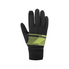 GUANTI SHIMANO WINDBREAK THERMAL NERO FLUO