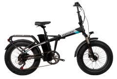 E-BIKE CITY URBAN TECNOBIKE SKORPIO FAT NERO