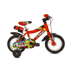 BICI BAMBINO / BAMBINA SUPER NINJA 12" ROSSO