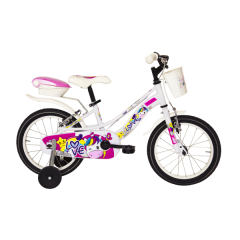 BICI BAMBINA MYLAND LOVE 16" BIANCO