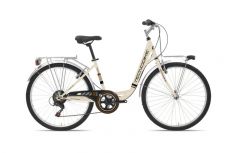 CITY BIKE TECNOBIKE DAFNE 26" 6 VELOCITA'-PANNA