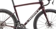 TELAIO BICI DA CORSA SPECIALIZED S-WORKS TARMAC SL8  Gloss Solidity / Red To Black Pearl / Metallic White Silver