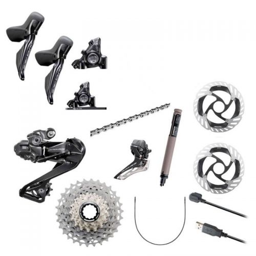 SHIMANO GRUPPO DURA ACE R9270 DI2 DISC POWERMETER 4IIII