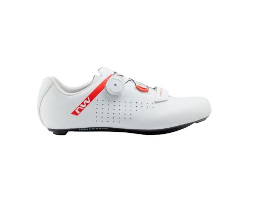 SCARPE STRADA NORTHWAVE CORE PLUS 2 BIANCO ARANCIONE