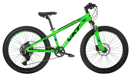 BICI BAMBINO BAMBINA MONTANA SPIDY 24" VERDE